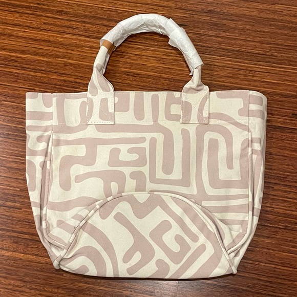 Ubuntulife handmade canvas tote handbag made in Kenya NWT - Picture 3 of 6